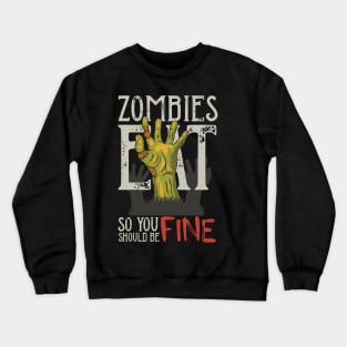 Zombie Hand Crewneck Sweatshirt